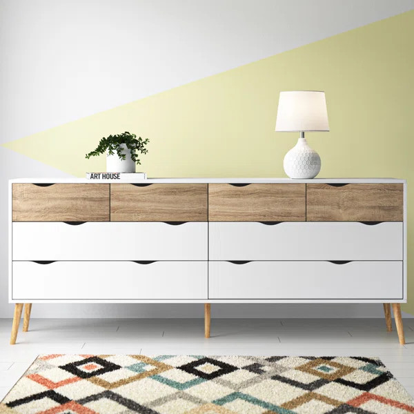 Dowler 8 Drawer Double Dresser | Wayfair North America