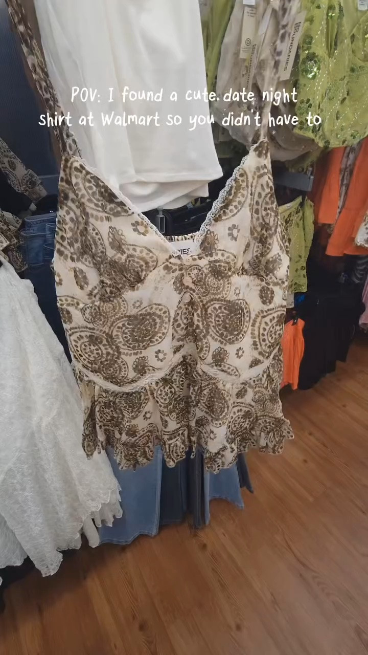 How cute is the lace detailing on this shirt! Comment "WALMART" and ill send you the link!