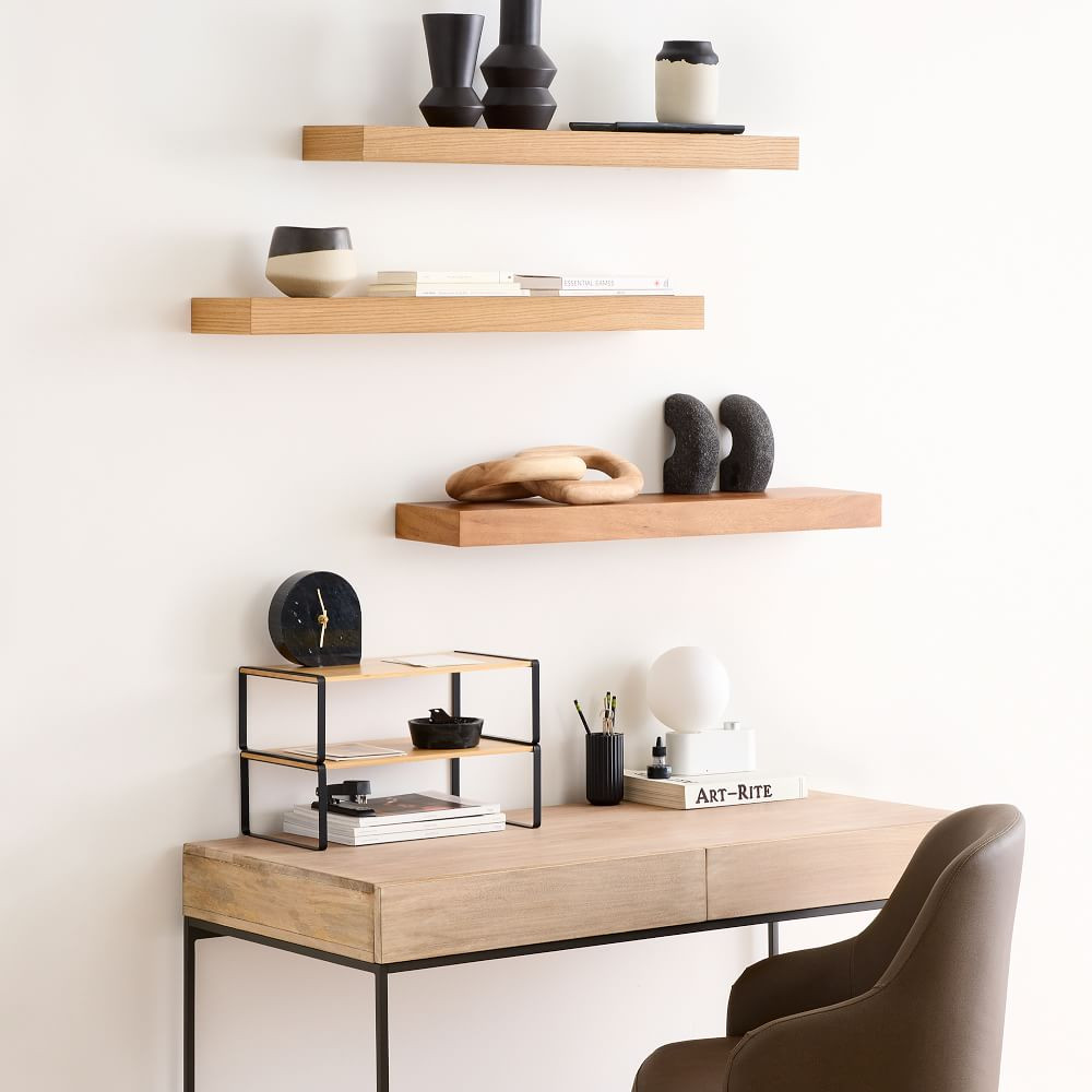 Volume Floating Shelves (24"–60") | West Elm (US)