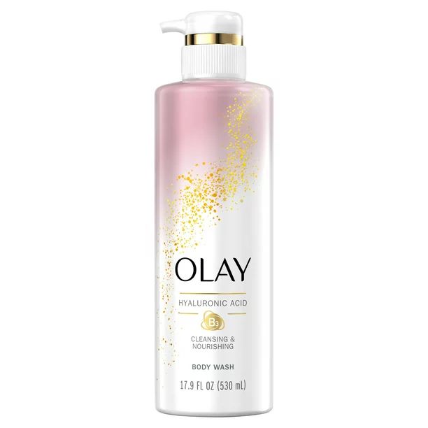 Olay Cleansing & Nourishing Body Wash with Vitamin B3 and Hyaluronic Acid, 17.9 fl oz - Walmart.c... | Walmart (US)