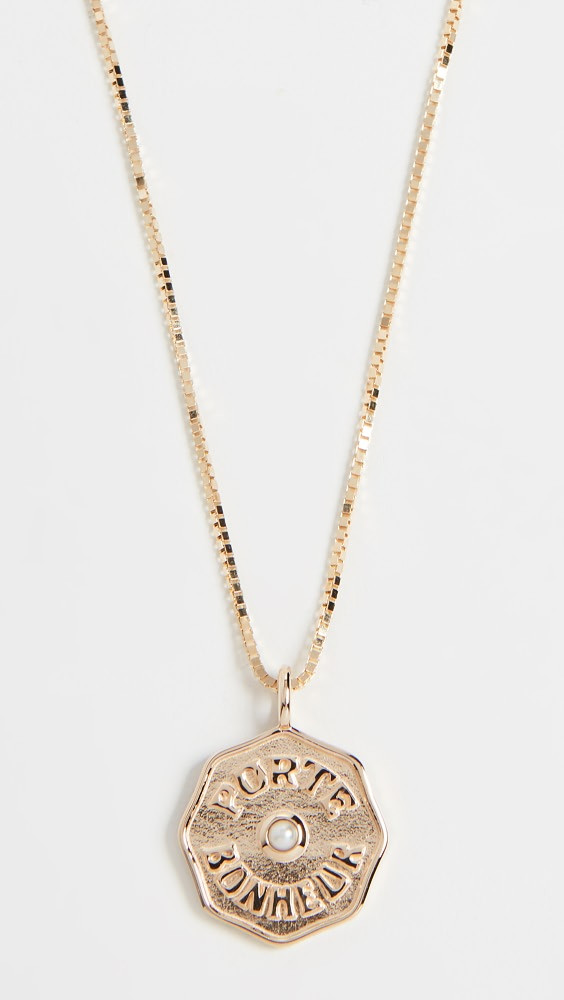 Marlo Laz 14k Mini PB Coin Necklace | Shopbop | Shopbop