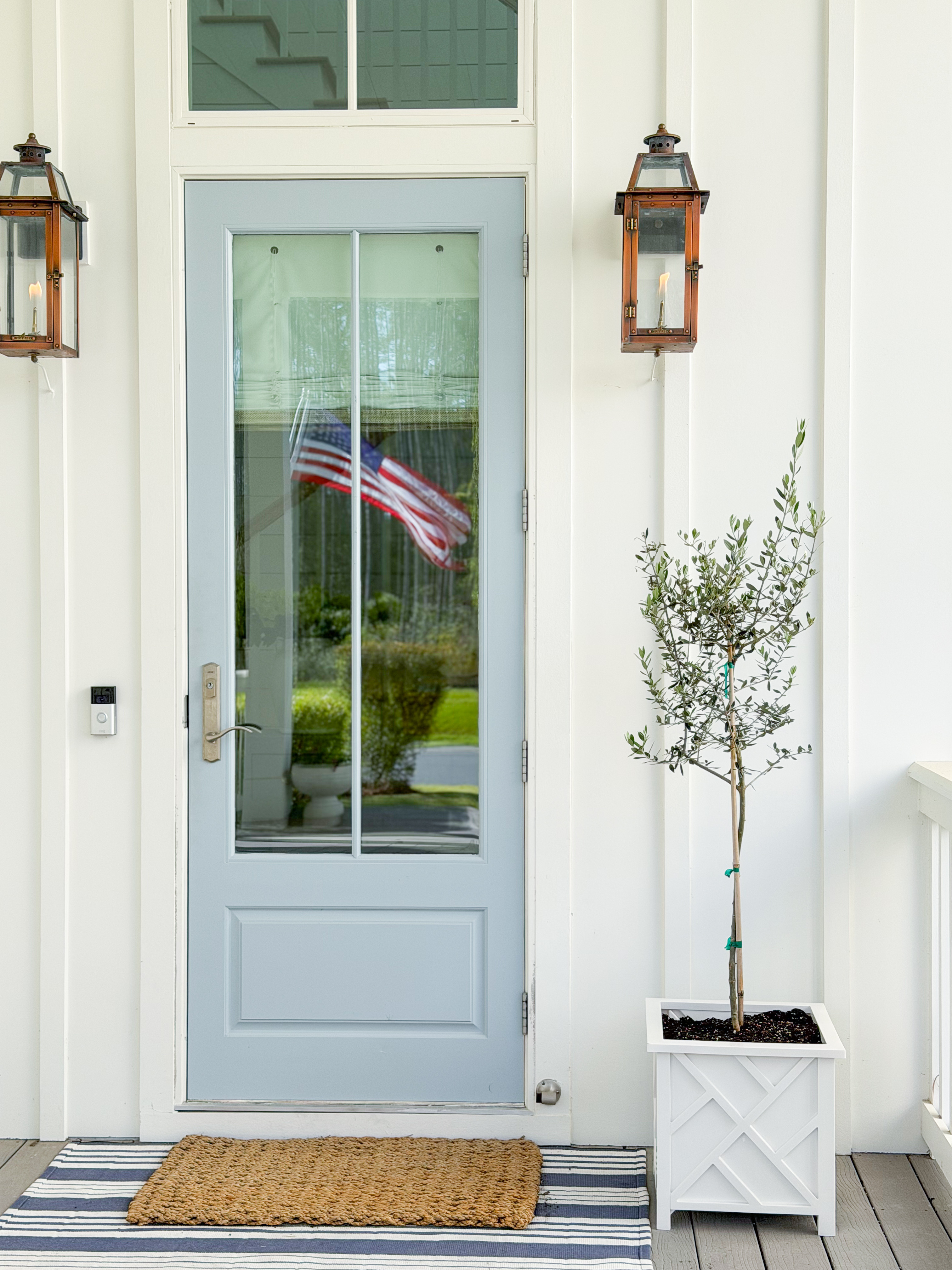 I'm loving my new chippendale planter from @Wayfair so much! It's perfect paired with my new olive tree, our copper gas lanterns, and striped and natural rug (I'll link similar options). I'll also share a few other planters we've used and loved over the years! #ltkhome #ltksalealert #ltkseasonal #wayfair #ad #wayfairpartner #wishyouwerehere #outdoor 
 

#LTKSeasonal #LTKHome #LTKSaleAlert