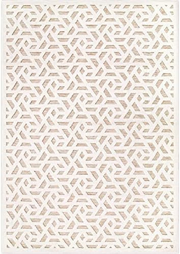 Simply Southern Cottage Springhill Area Rug, 9' x 12', Beige | Amazon (US)