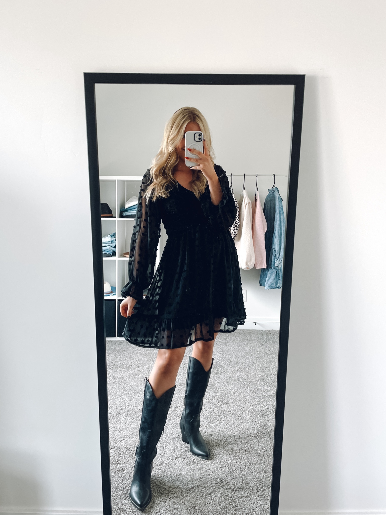 teacher outfit idea! Love this dress, comes in more colors! These boots don’t have a high heel so they’re comfortable!

Dress: true to size, wearing M
Cowgirl Boots: size up half 

| teacher outfit | fall outfits | teacher fashion 

#LTKFindsUnder100 #LTKSeasonal #LTKWorkwear