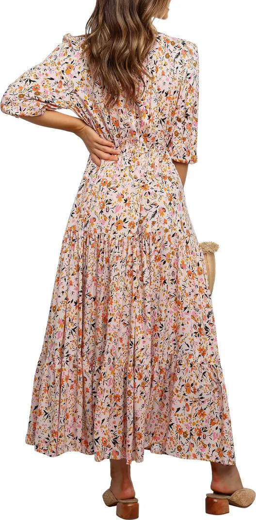 Kelda Floral Midi Dress | Nordstrom
