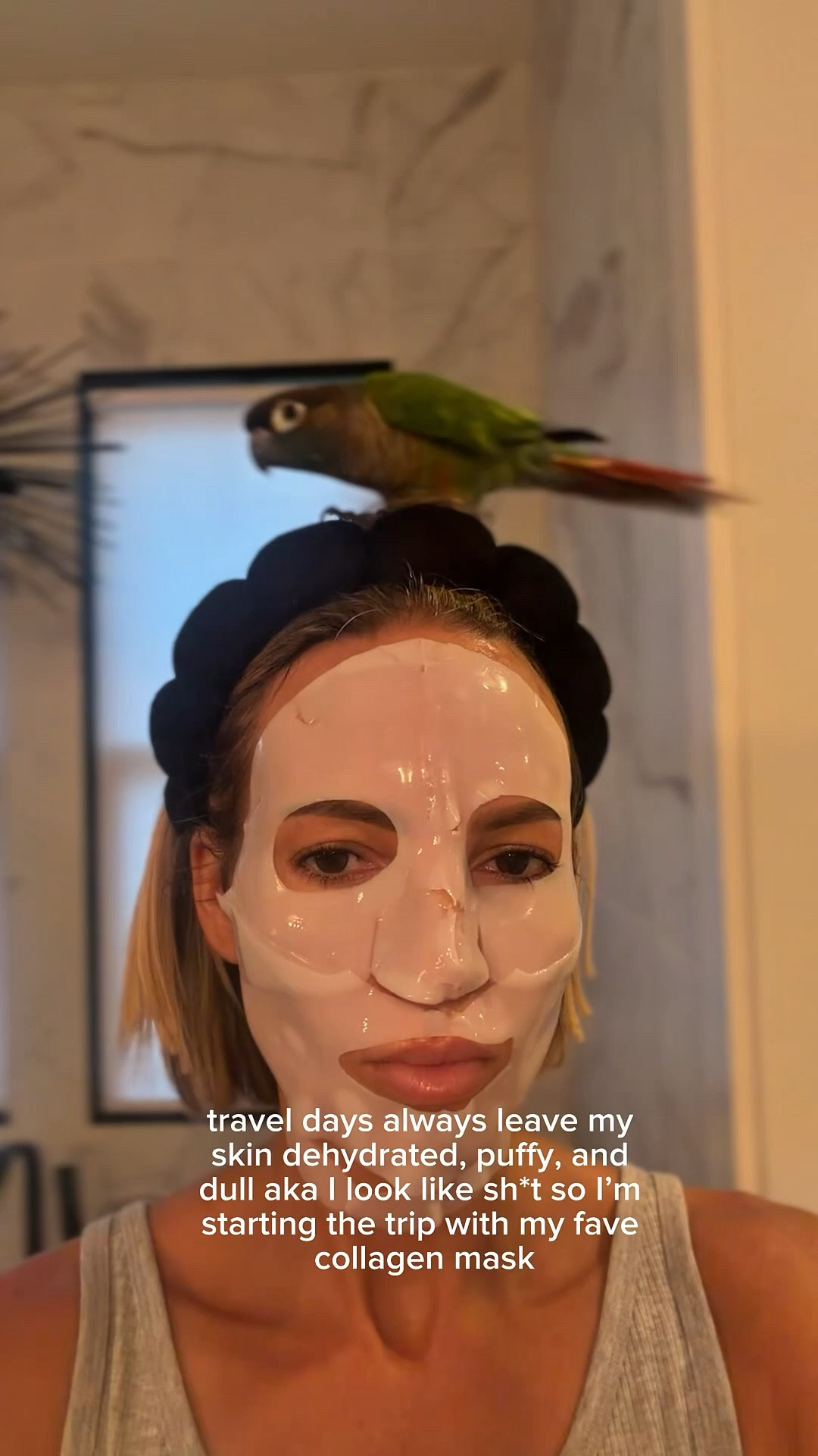 These are my favorite masks that I swear by. The one I’m wearing before the flight was the pink biodance collagen mask, but I actually prefer the purple one more

#LTKOver40 #LTKTravel #LTKBeauty