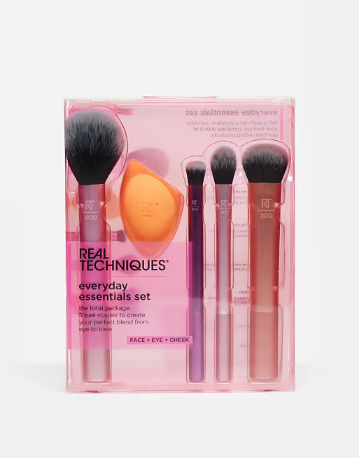 Real Techniques Everyday Essentials Brush Set (worth £39) | ASOS (Global)