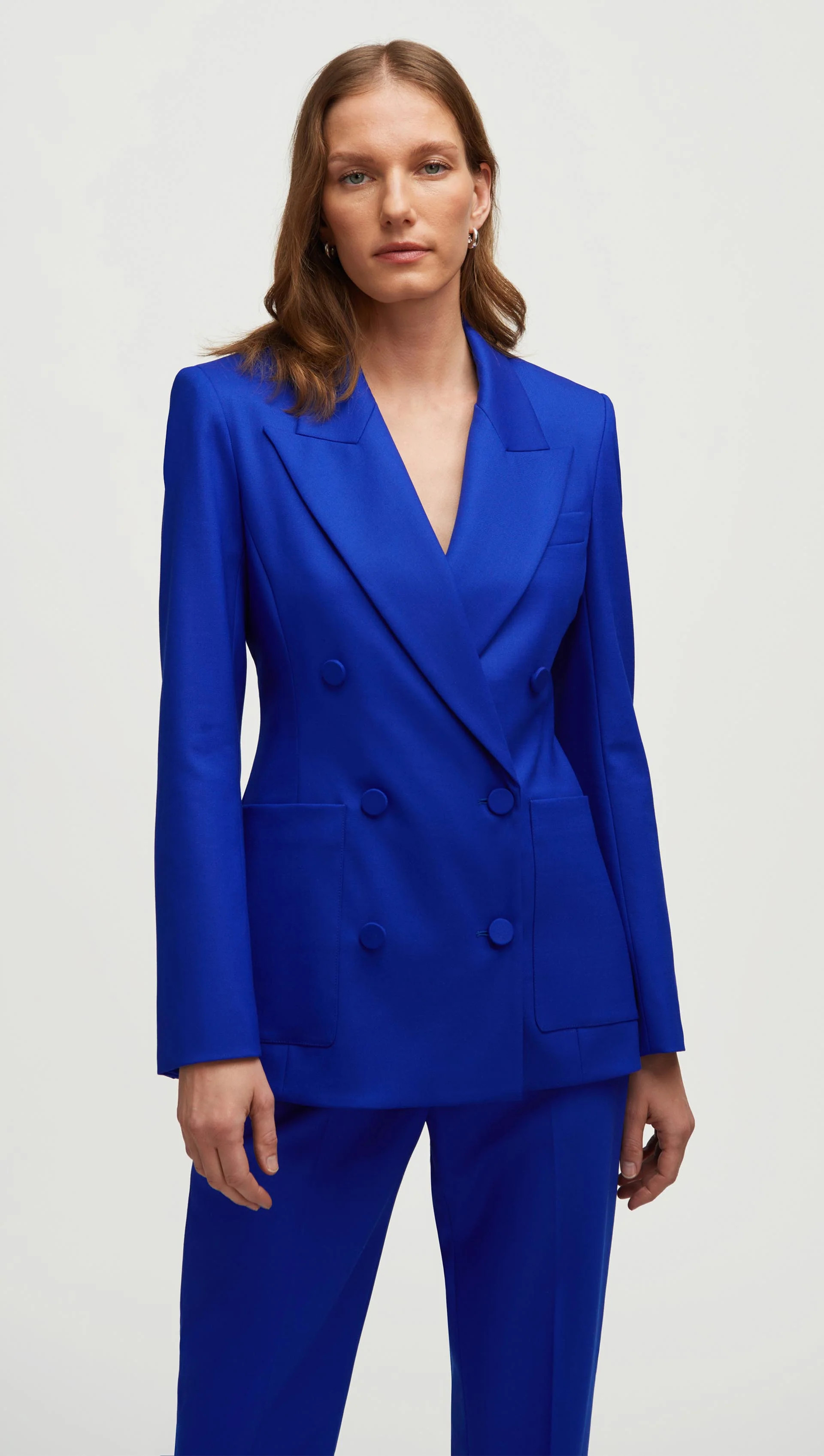 Chelsea Blazer in Seasonless Wool | Lapis 8 / Lapis | Argent
