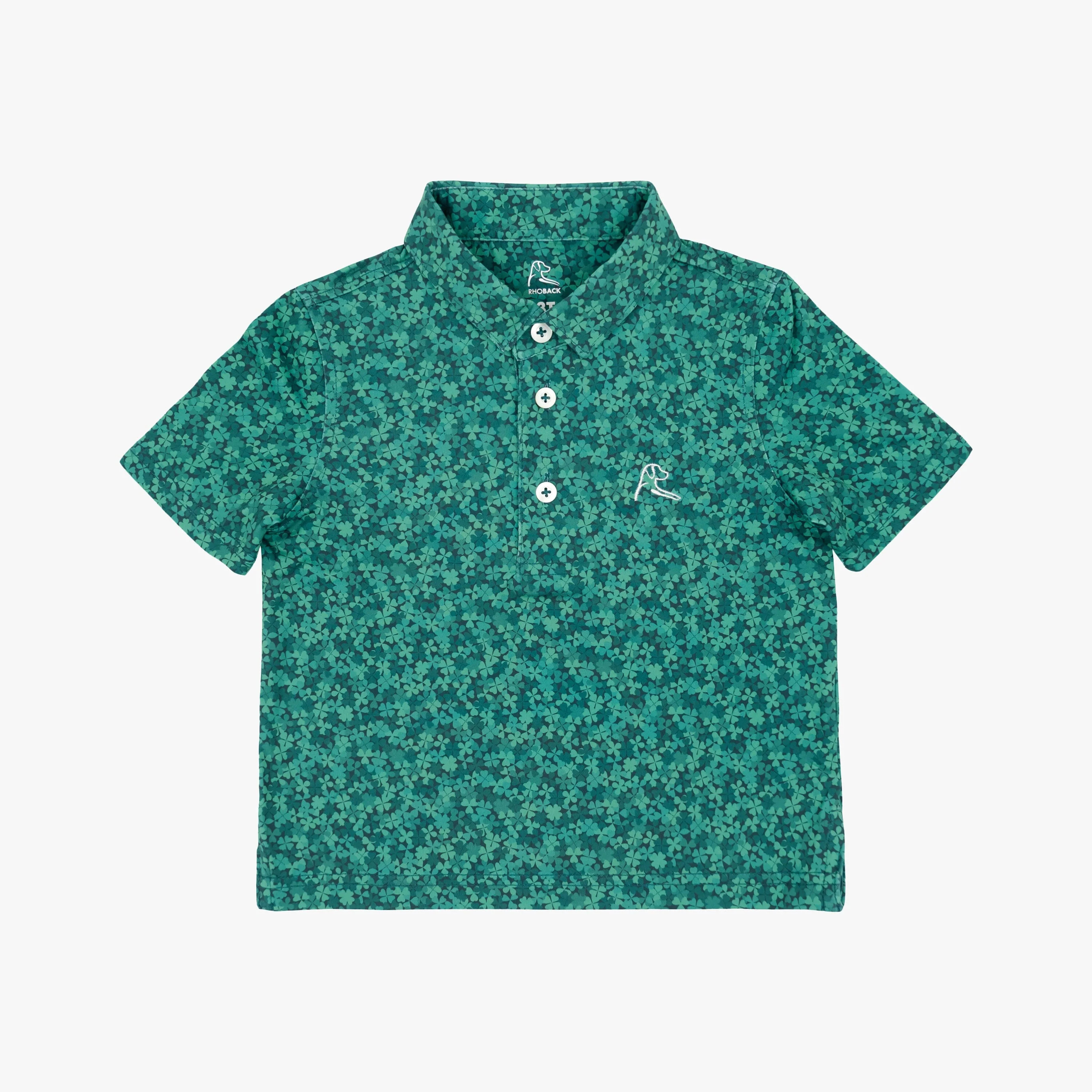 The Lil' Irish Camo | Performance Polo | The Irish Camo - Ponderosa Green The Irish Camo | Ponderosa Green / 3T | RHOBACK
