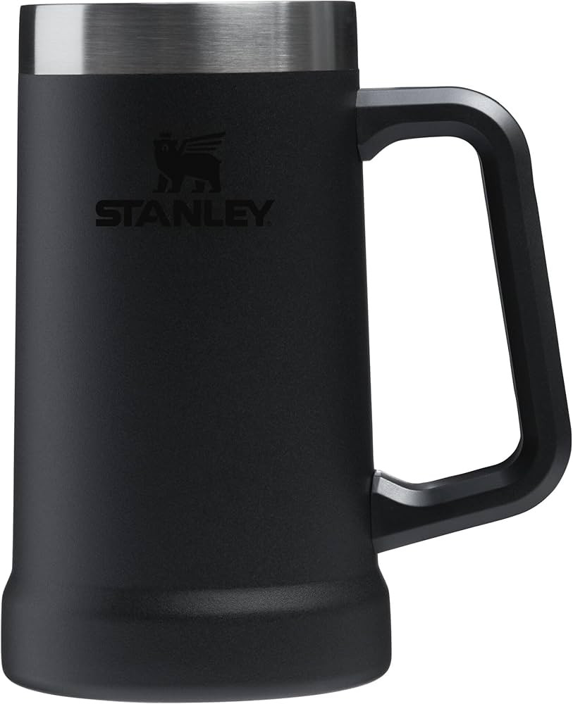 STANLEY Stay-Chill Beer Stein 24 oz | Heavy Duty Big Grip Handle | Beer Tumbler Drink Cup, Holds ... | Amazon (US)