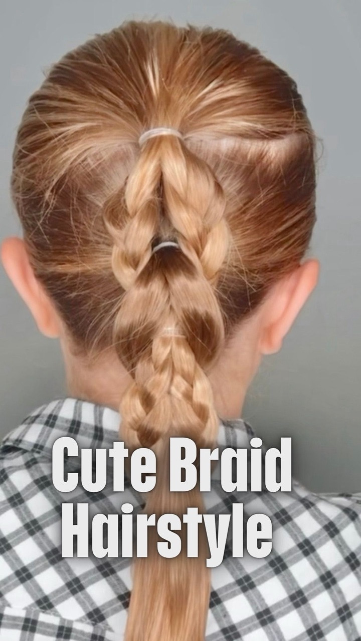 CUTE BRAID HAIRSTYLE 🩷 I just love this one! It’s super cute and easy to do! I’m showing my favorite hair products with you! Love for you to follow us for our daily hairstyles. ￼

#LTKBeauty