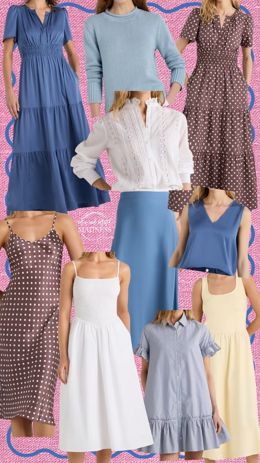 New arrivals from Quince….can you say add to cart?!?  ￼ Give me all the polkadots, blue silk maxi dress and skirt roll neck sweater, and that Poplin blouse are soooooo good! 

#LTKmomlife #LTKdayinmylife #LTKOver40