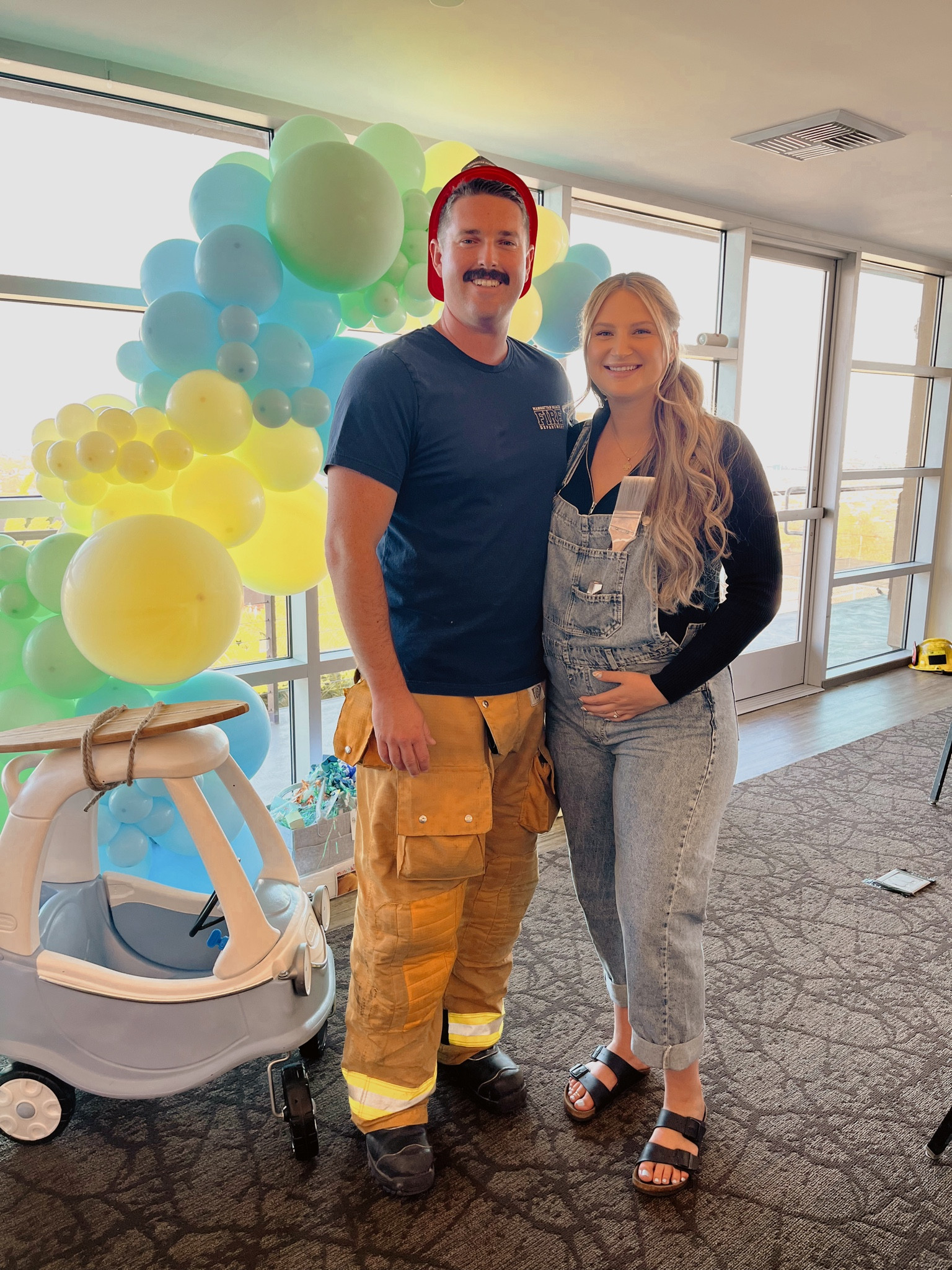My favorite overalls! I wore this to our baby shower and our theme was to come dressed up as what you think our son will be when he grows up!!
#maternityclothes #maternity #pregnancy 

#LTKfamily #LTKbump #LTKcurves