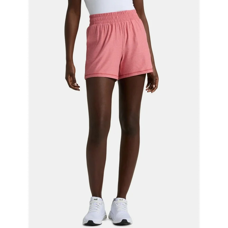 Athletic Works Women's and Women’s Plus ButterCore Soft Performance Gym Shorts, Available in 1,... | Walmart (US)