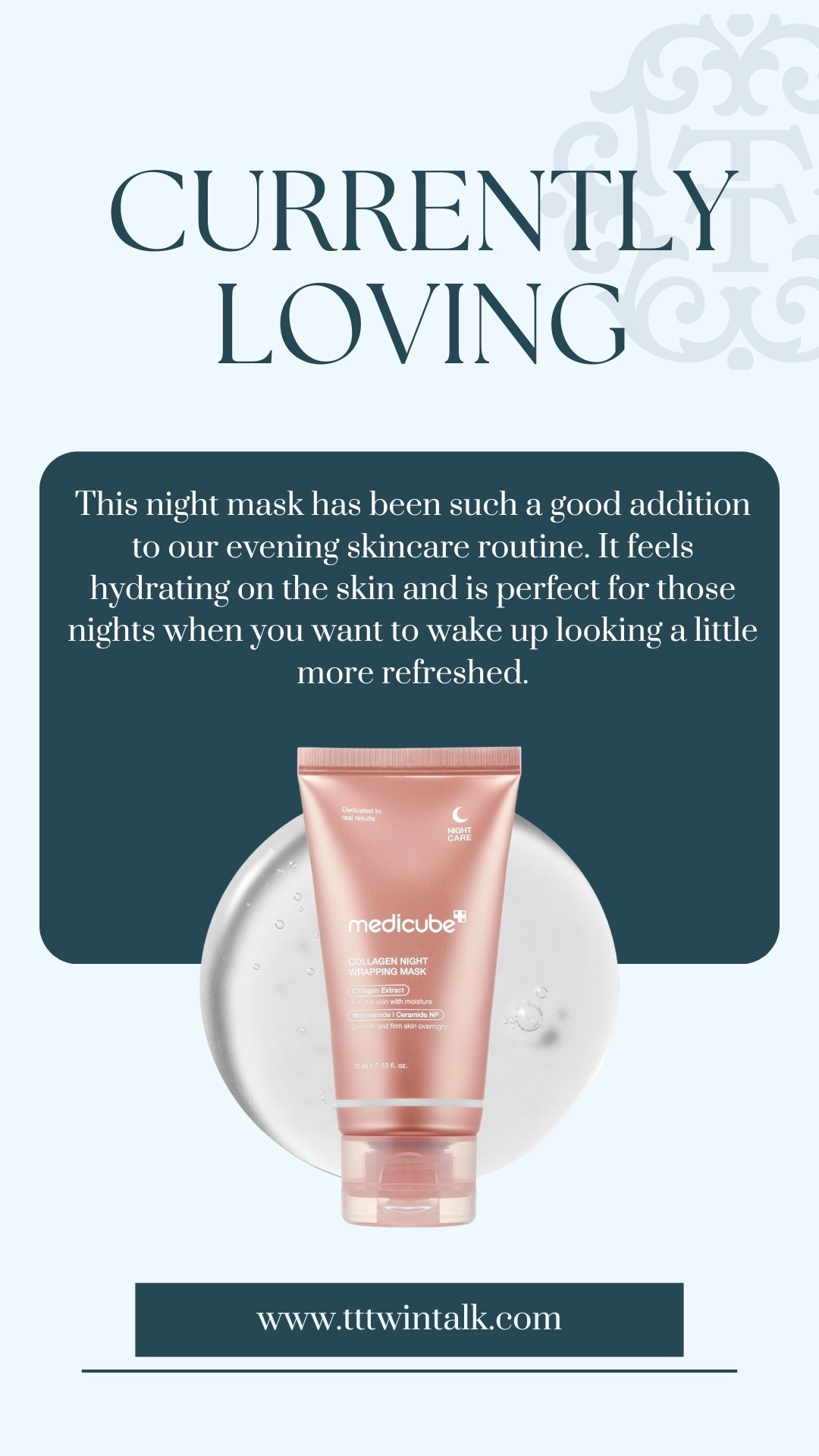 This night mask has been such a good addition to our evening skincare routine. It feels hydrating on the skin and is perfect for those nights when you want to wake up looking a little more refreshed.

#LTKOver40 #LTKBaby #LTKselfcare
