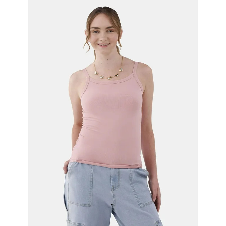 No Boundaries Rib Cami Top, 1 or 5-Pack, Women's | Walmart (US)