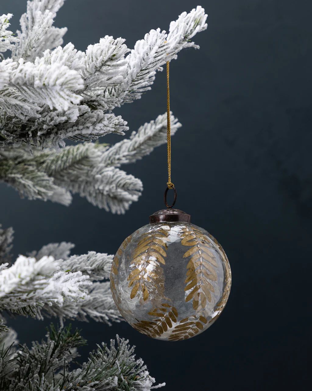 Natural Etched Botanical Ornament | McGee & Co.