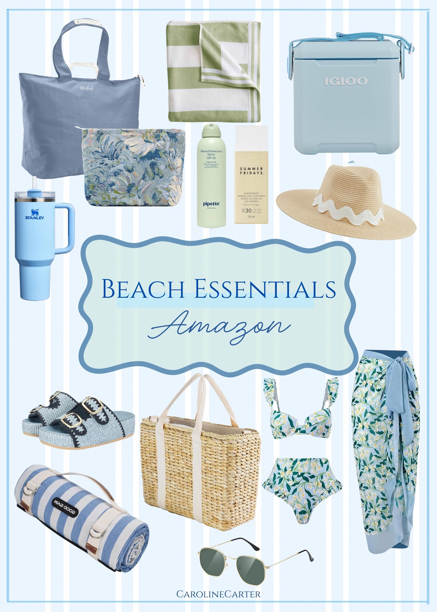 Amazon Beach Essentials!!

The perfect combination of beach essentials to create a grandmillenial coastal style!

Amazon beach essentials grandmillenial, coastal Grandmillenial Amazon, blue beach essentials, green beach essentials, coastal beach, Amazon beach 

#LTKFindsUnder50 #LTKFindsUnder100 #LTKSeasonal