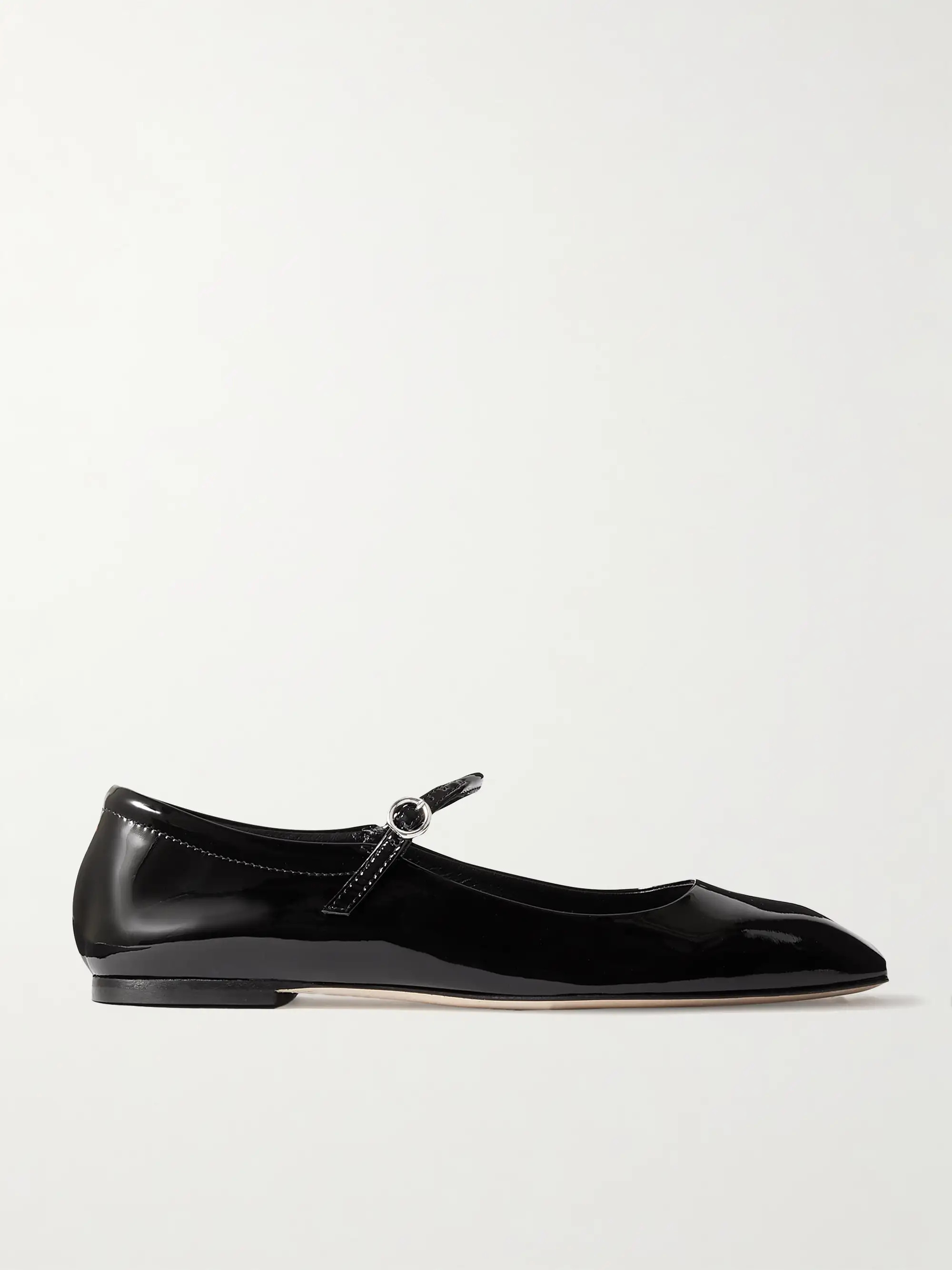 Uma patent-leather Mary Jane ballet flats | NET-A-PORTER (US)