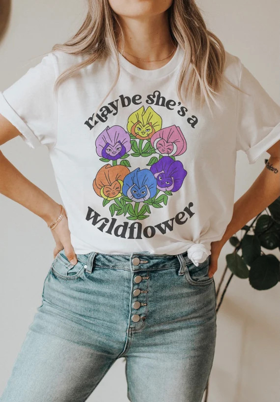 Maybe She’s A Wildflower / Alice In Wonderland / Disney Inspired Shirt | Etsy (US)