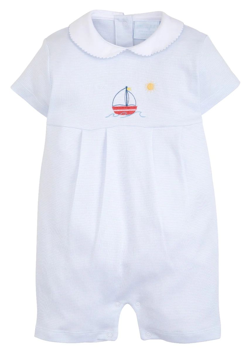 Ream Romper - Sailboats | Little English