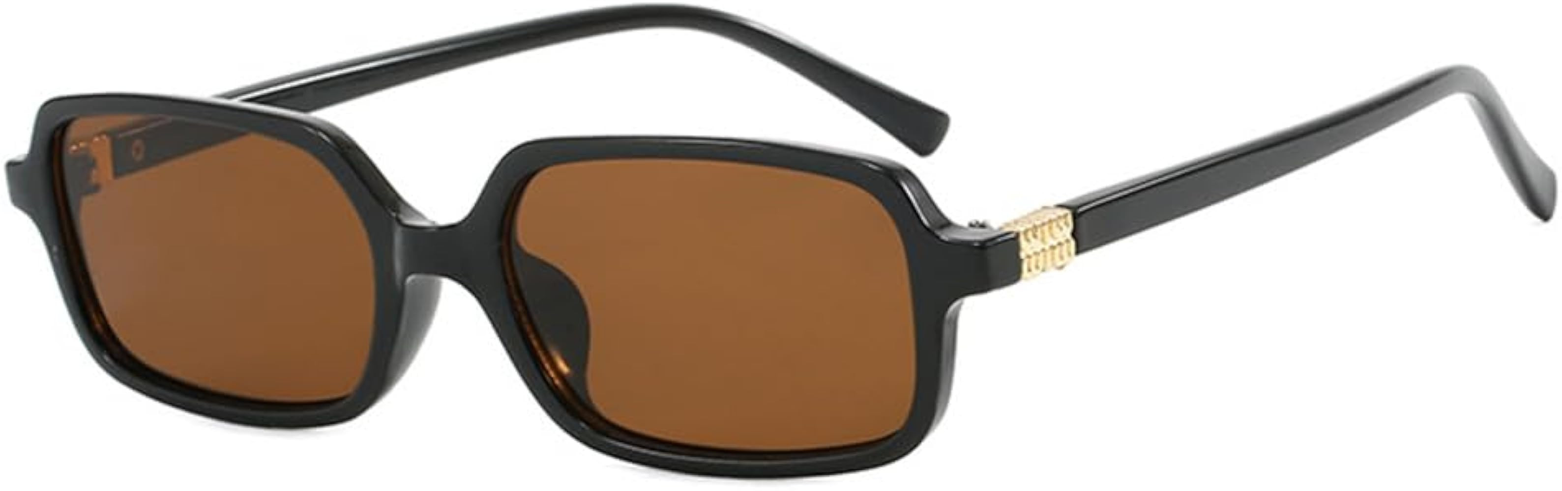 HYLLE Retro Rectangle Trendy Sunglasses for Women Vintage Small 90s Fashion Funny Style Square Su... | Amazon (US)