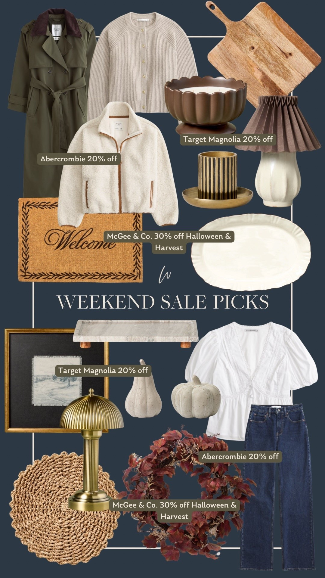Weekend sale picks!

#LTKHalloween #LTKHome #LTKSaleAlert