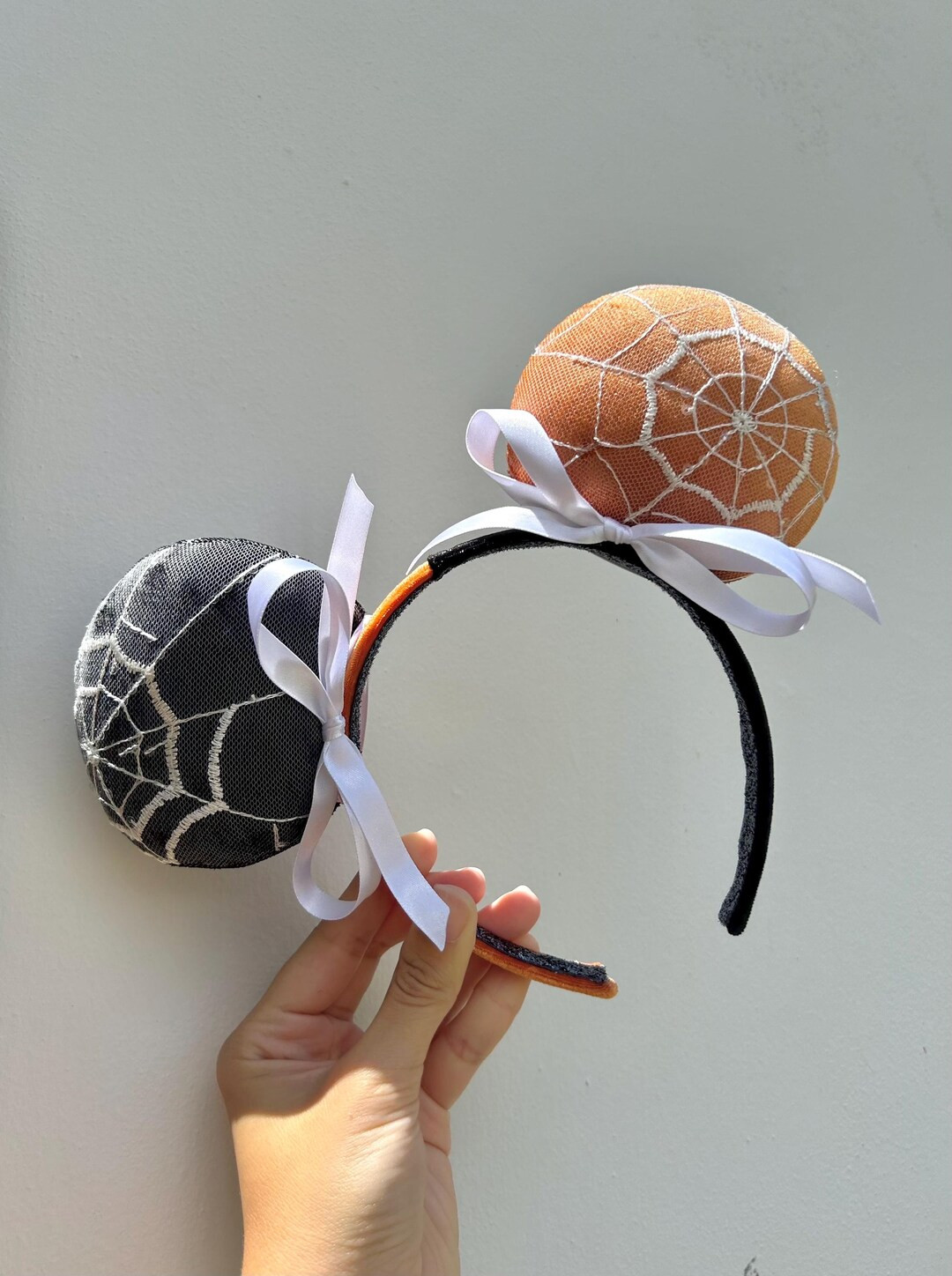 Coquette Halloween Minnie Ears, Spider Minnie Ears, Adorable Spiderweb Mickey Ears, Halloween Mic... | Etsy (US)