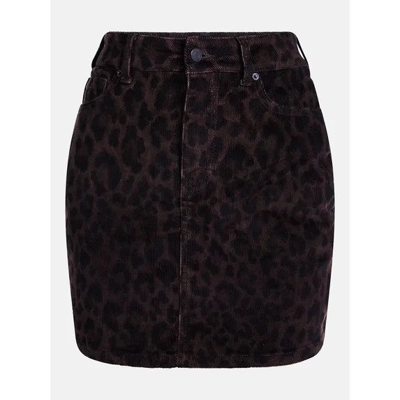 Scenario Women's and Women's Plus Corduroy Mini Skirt, 17" Length, Sizes 0-28 | Walmart (US)