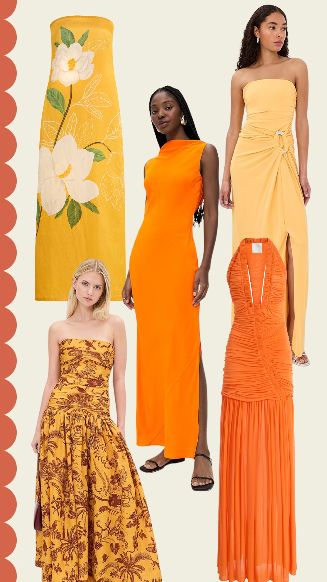 Orange wedding guest dress inspo!

#LTKootd #LTKSeasonal #LTKWedding