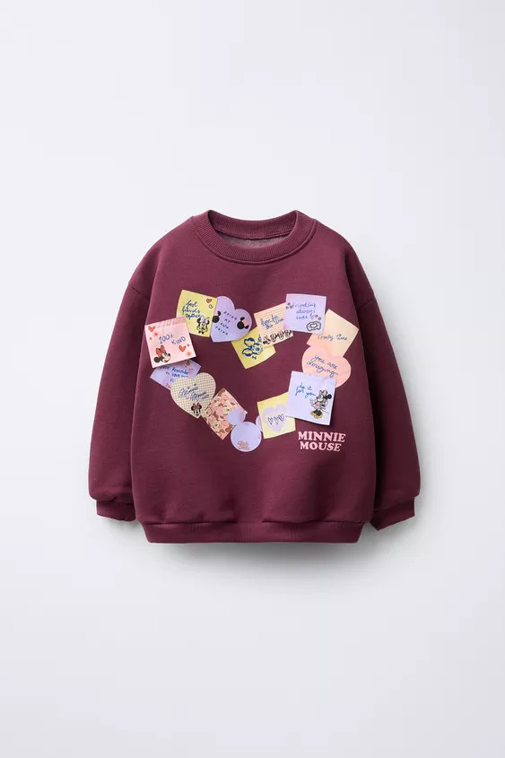 MINNIE MOUSE AND FRIENDS © DISNEY PATCH SWEATSHIRT | Zara US