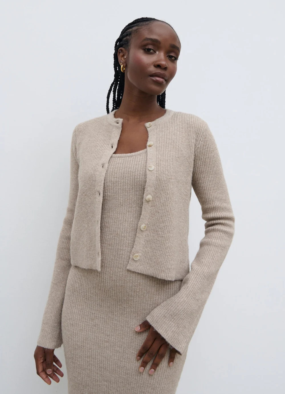 Winnie Slim Fit Knit Cardigan | Pretty Lavish (UK)