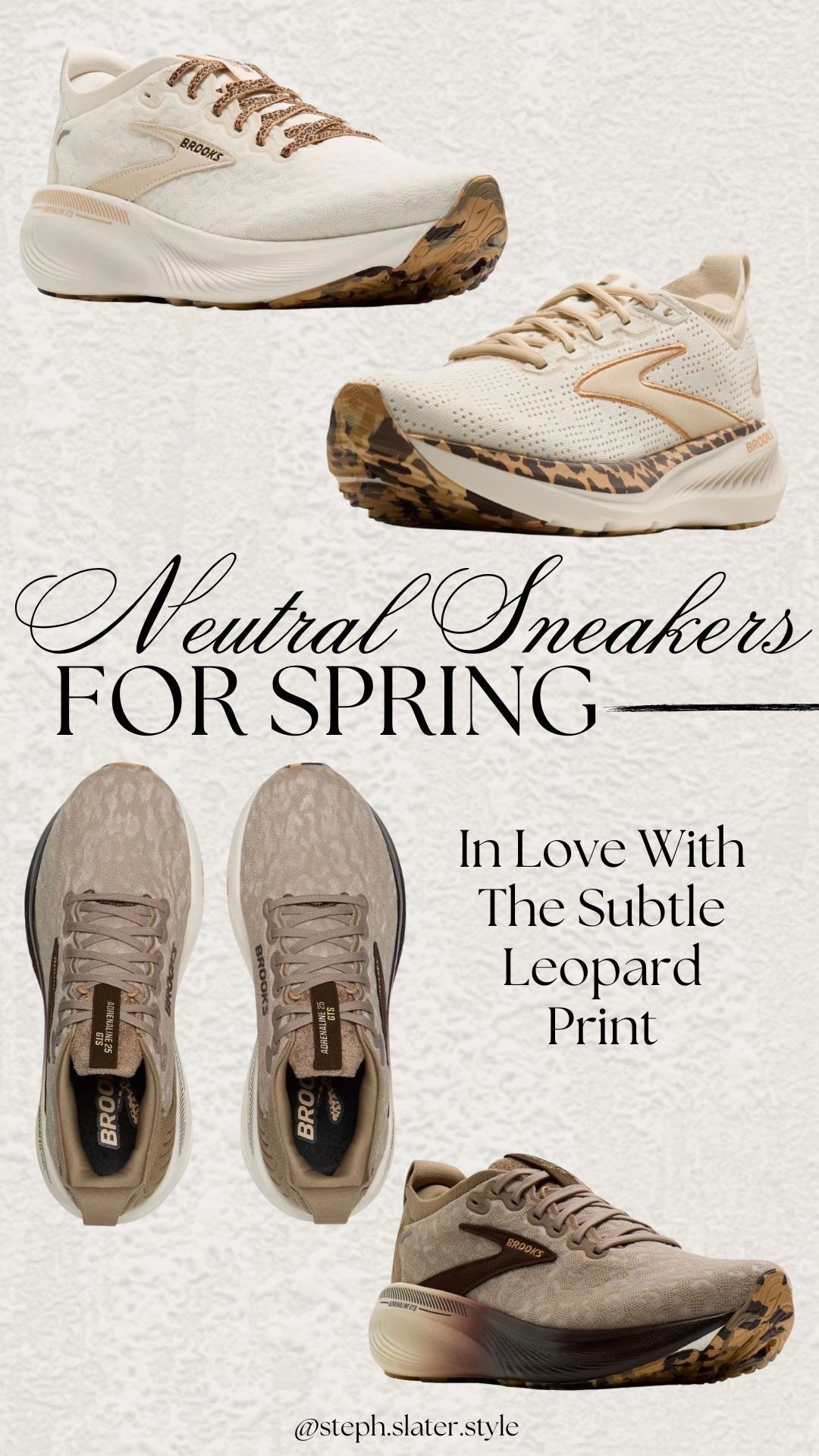 Neutral sneakers with a hint of leopard. The perfect spring shoe 👟🤎🐆

#LTKfitnessgoals #LTKmomlife #LTKActive