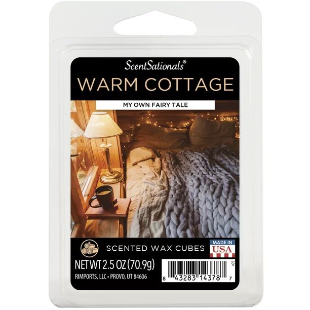 Warm Cottage Scented Wax Melts, ScentSationals, 2.5 oz (1-Pack) - Walmart.com | Walmart (US)