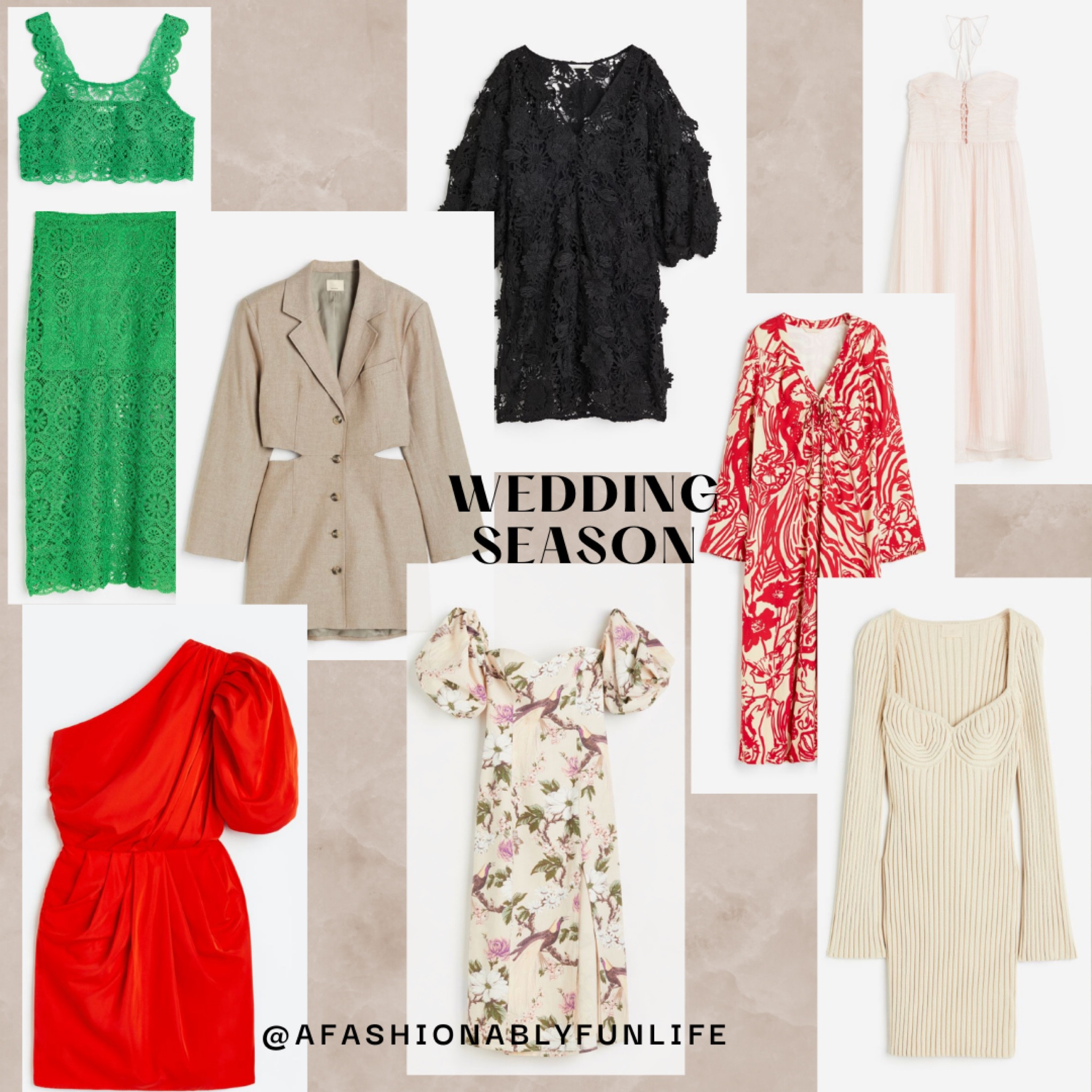 We are officially entering spring wedding season. Here are some of my favorites