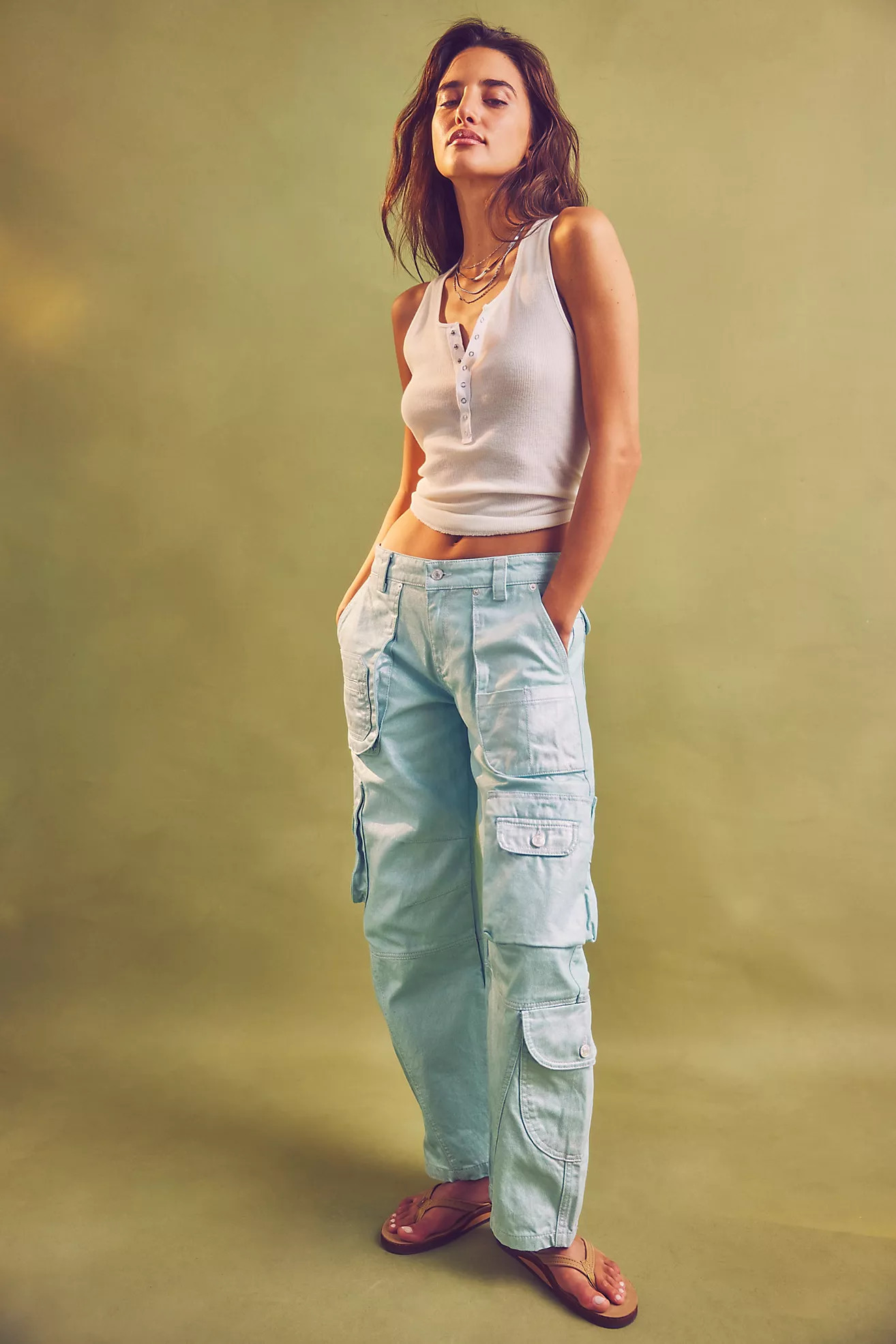 We The Free Lap Of Luxury Barrel Cargo Jeans | Free People (Global - UK&FR Excluded)