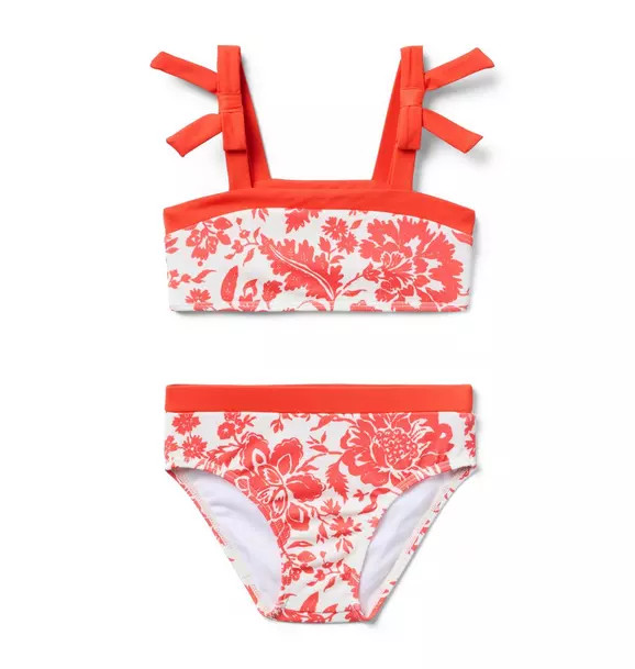 Recycled Floral Bow 2-Piece Swimsuit | Janie and Jack