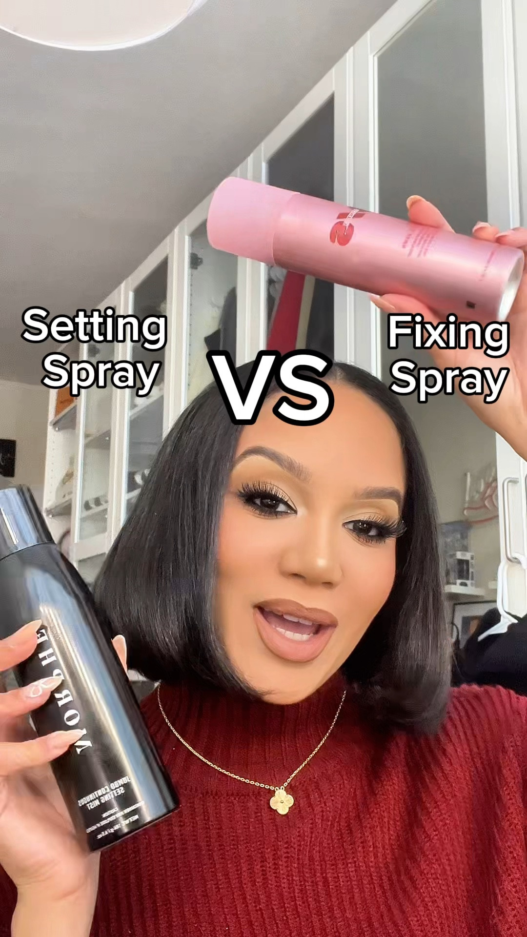 ✨🤝 Setting spray vs Fixing sprays | Yep, there’s a difference ❤️ hope this helps

#LTKStyleTip #LTKBeauty