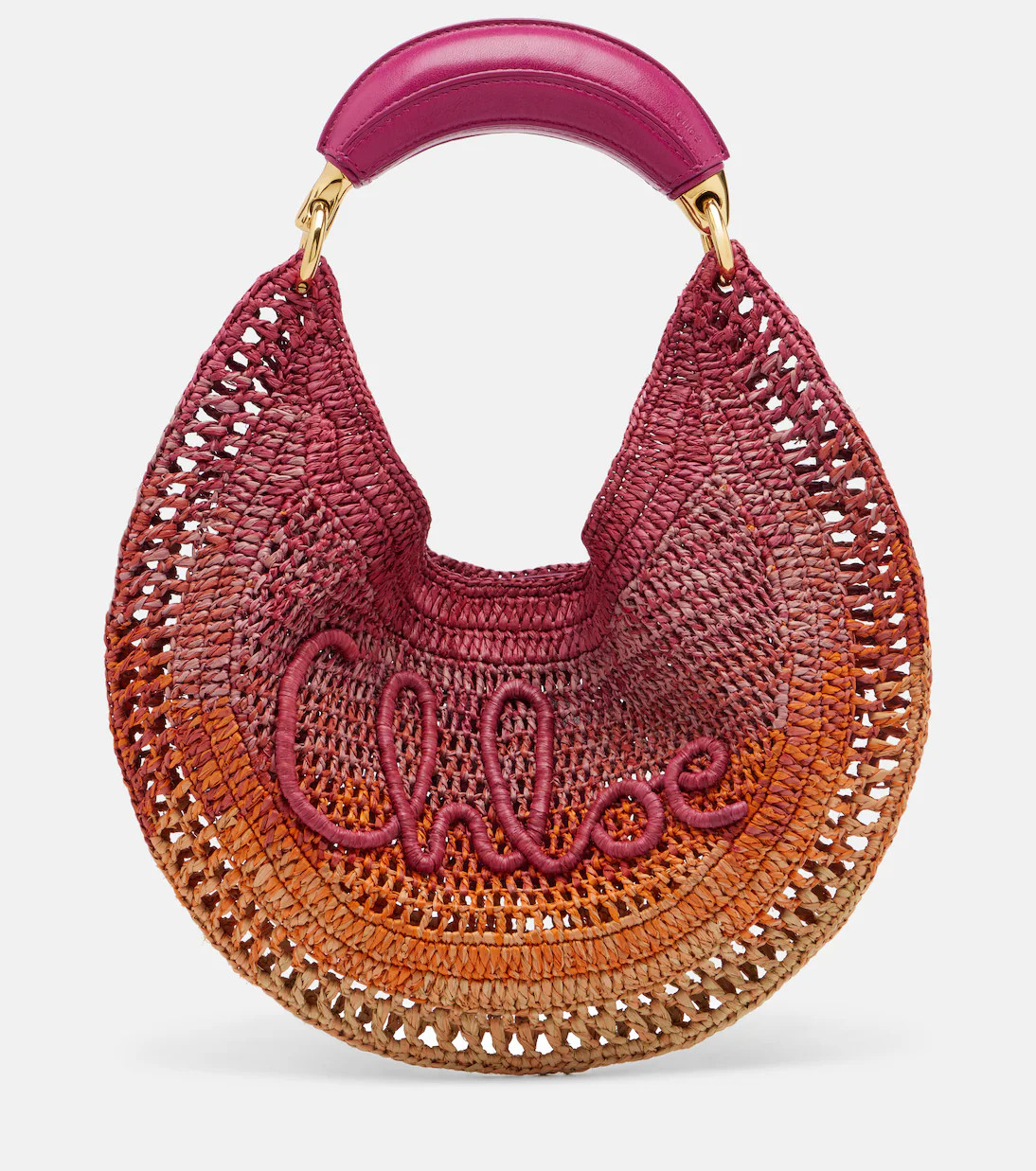 Summer Banana Medium raffia shoulder bag | Mytheresa (US/CA)