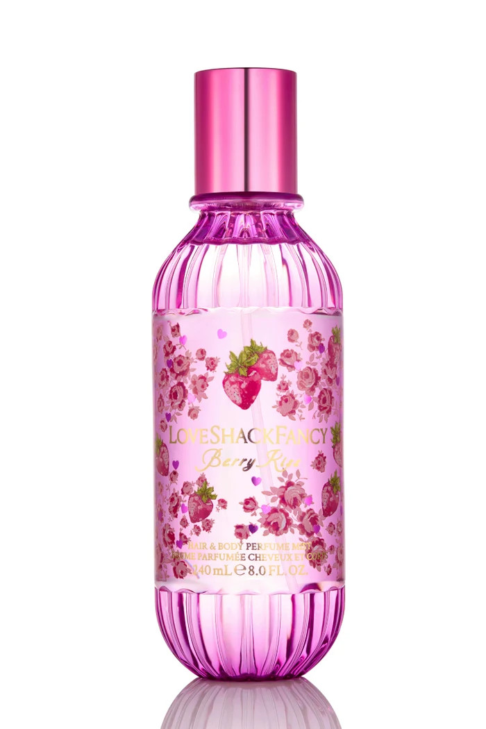 Berry Kiss Hair & Body Perfume Mist with Marshmallow | LoveShackFancy