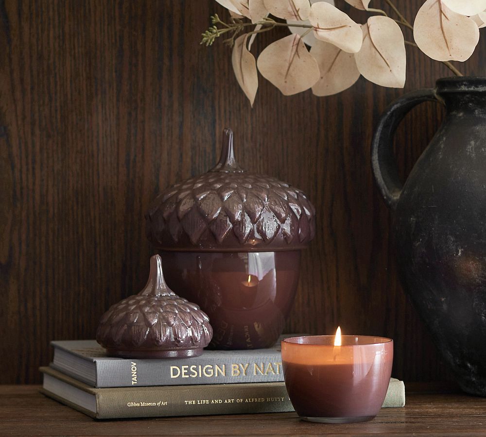 Handcrafted Acorn Candlepots | Pottery Barn (US)