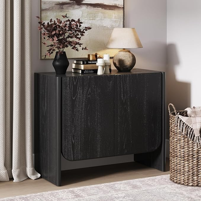 Nathan James Jacala Mid Century Modern Entryway Storage Cabinet with Doors, Living Room Accent Ca... | Amazon (US)