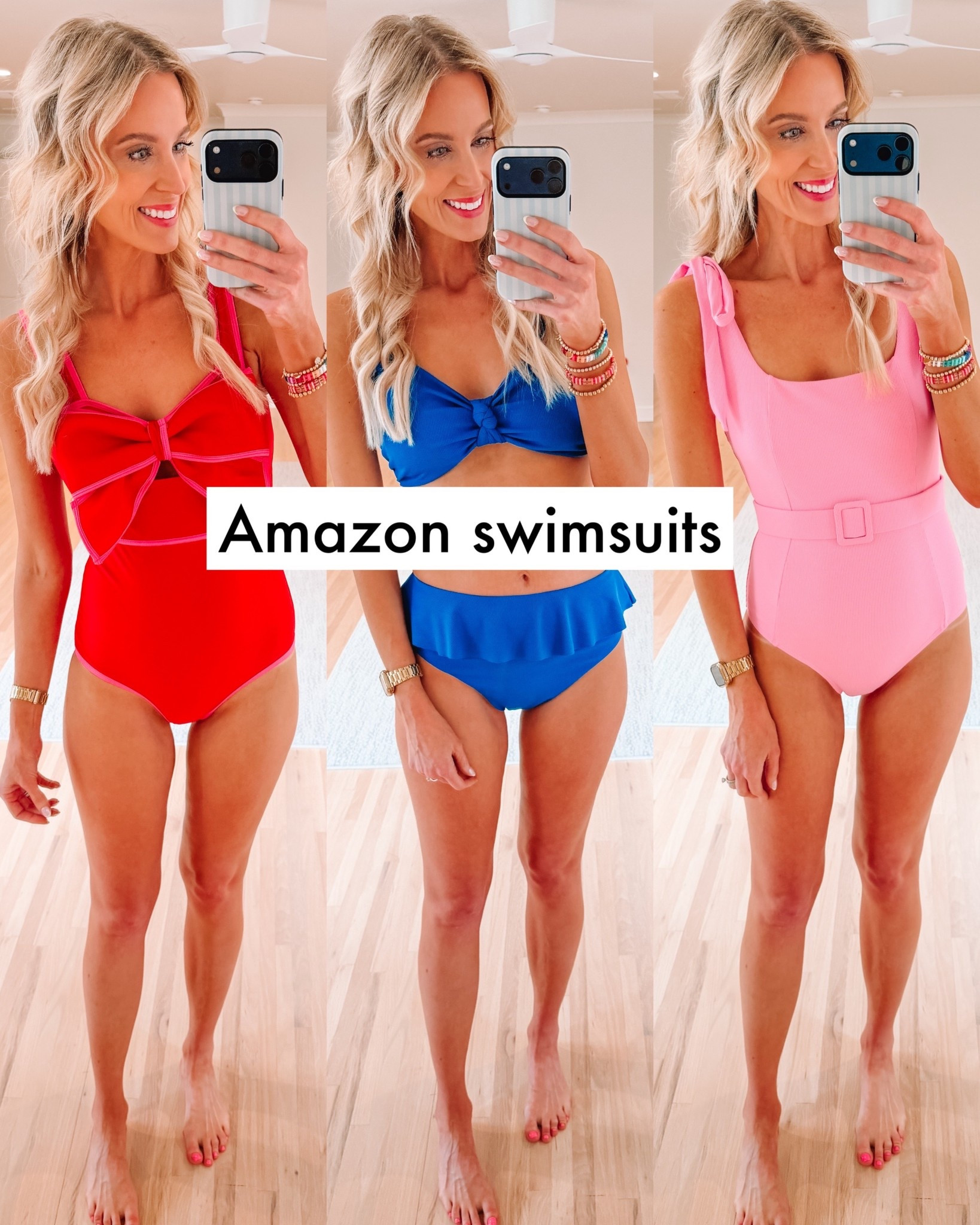 Amazon swimsuits! 

Women swimsuits / One piece swim / Bow swimsuit / Women’s bikini / Summer style 

#LTKSwim #LTKootd #LTKgrwm