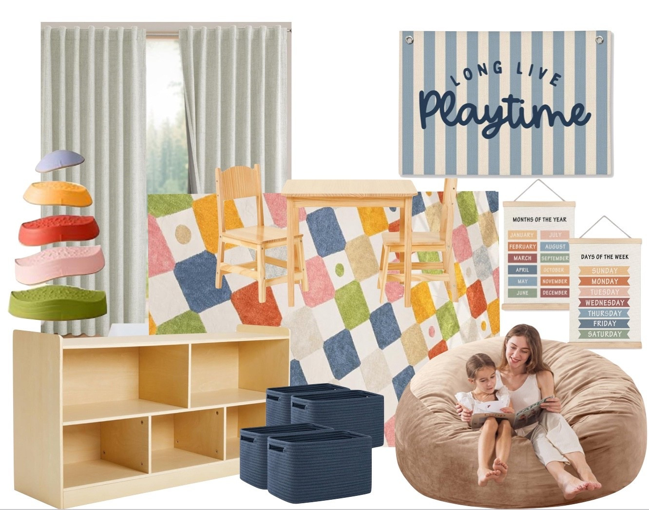 New house means new playroom design for the kiddos 🖍️💛🌈🎨

#LTKHome