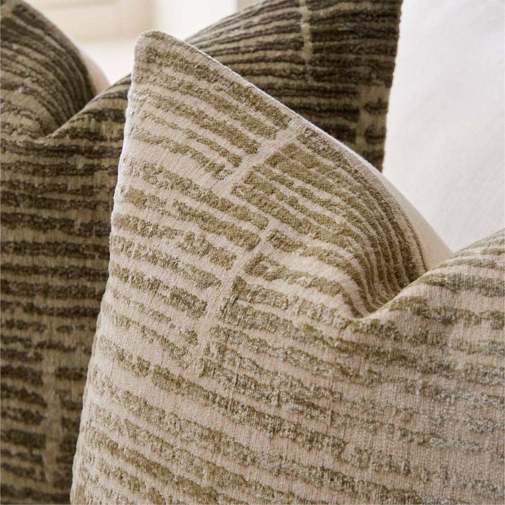 Striated Chenille Pillow Cover | West Elm (US)