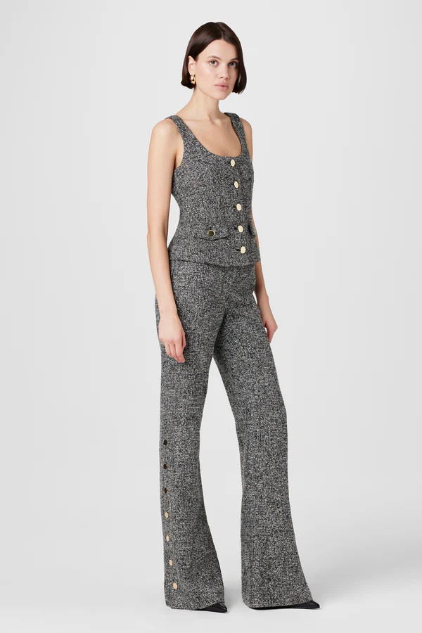 Gracie Embellished Tweed Pants | Toccin