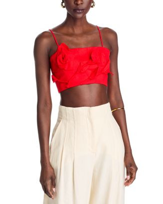 Red Garden Sleeveless Top | Bloomingdale's (US)
