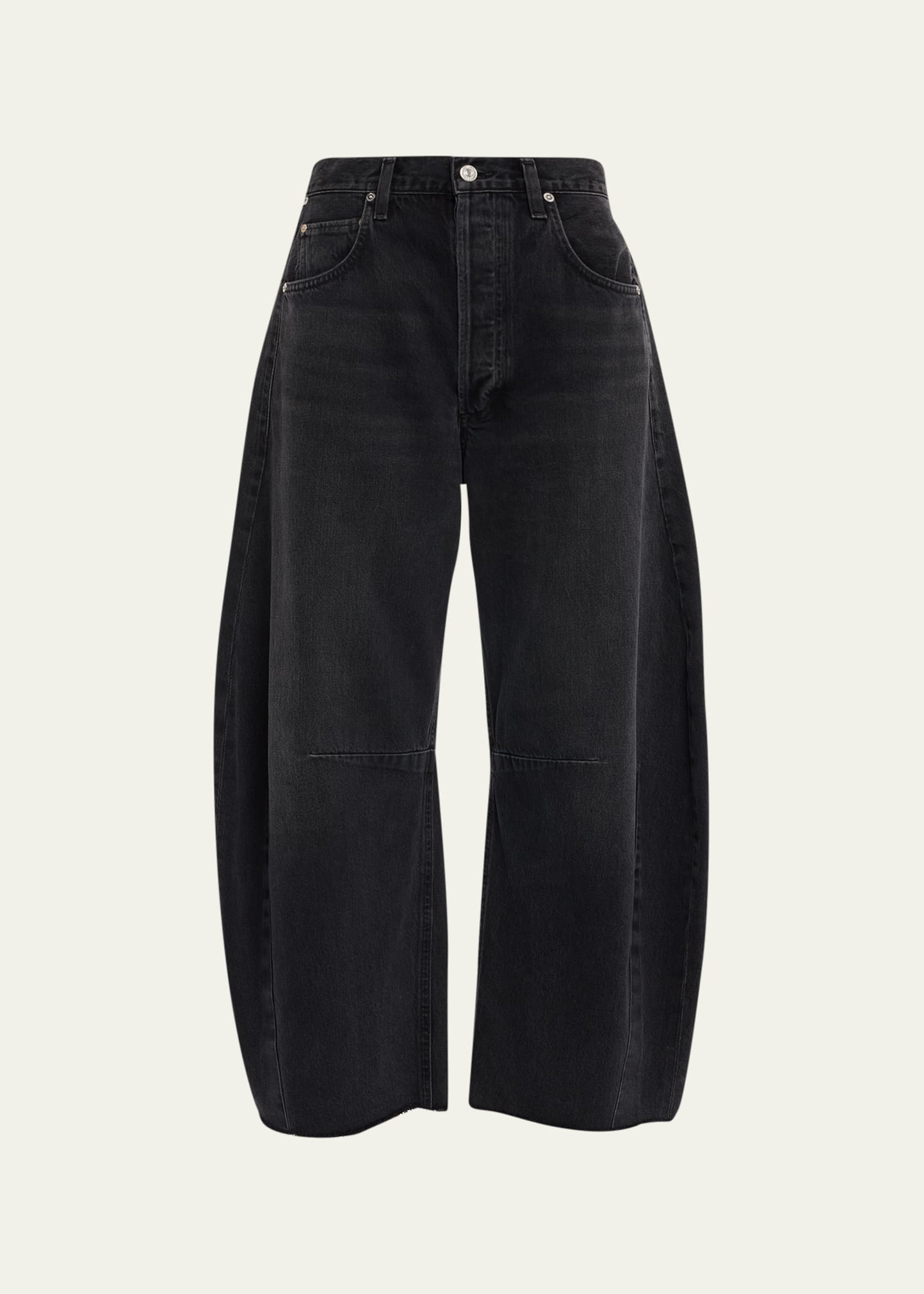 Citizens of Humanity Horseshoe Cropped Raw Hem Jeans | Bergdorf Goodman