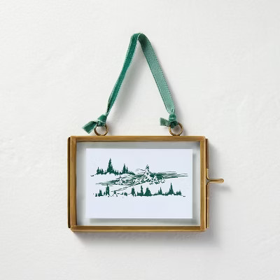 Brass and Glass Landscape Frame Ornament - Hearth & Hand™ with Magnolia | Target