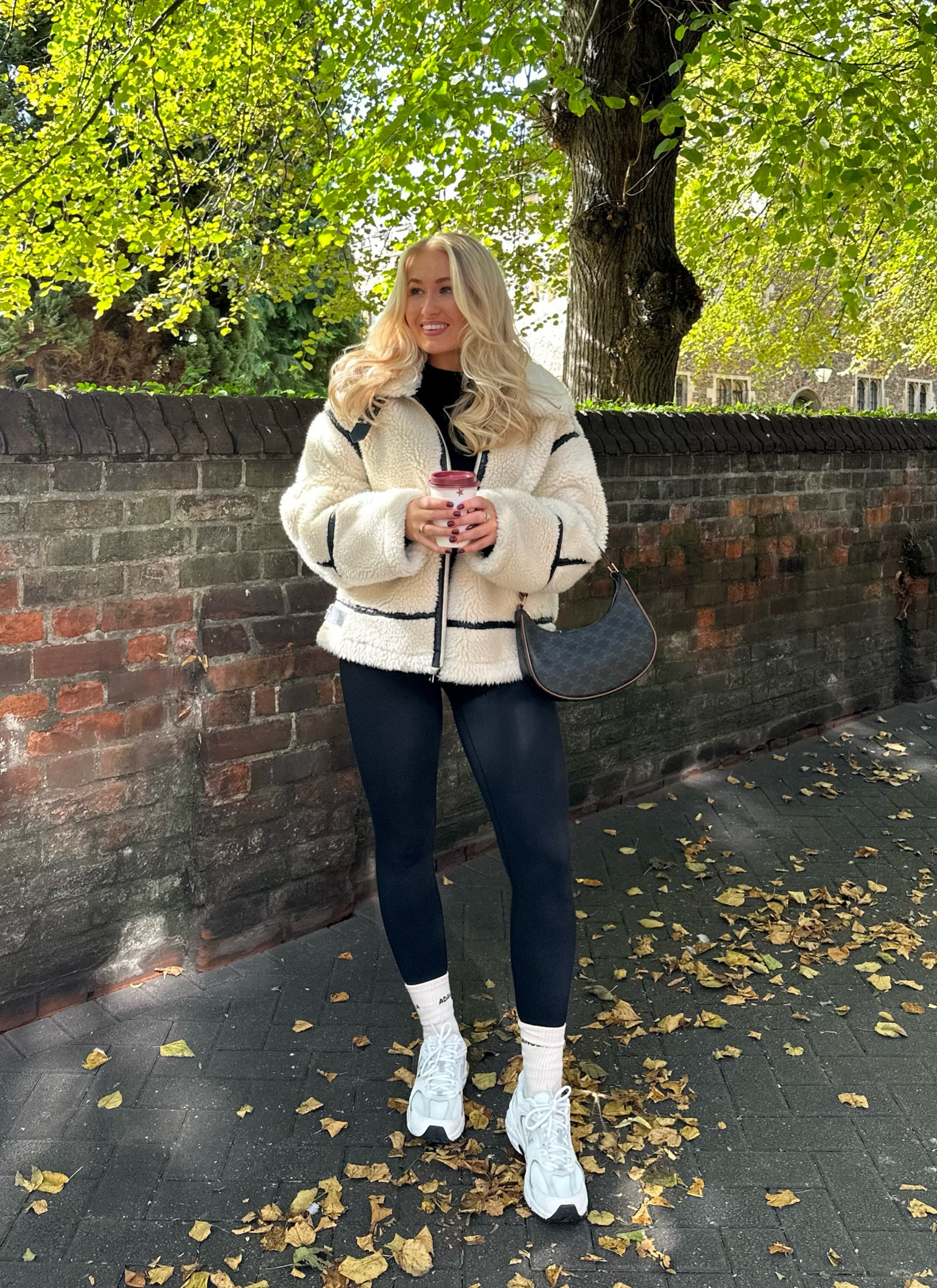 Autumn in an outfit!! 

Teddy jacket is Zara ref 3548/247 - also linking similar ones 

the best everyday black base layer top and leggings 🖤

outfit inspo, fall fashion, winter style, autumn, teddy jackets, gym leggings, Adanola, new balance, basics, everyday clothes 


#LTKstyletip #LTKSeasonal
